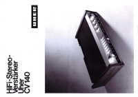 Uher CV-140 - Brochure